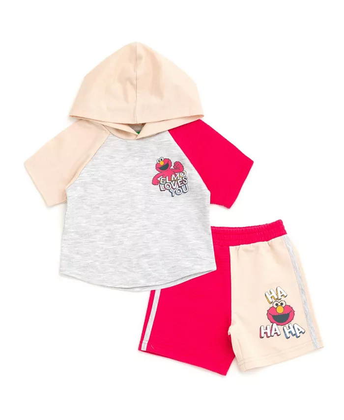 Детский худи с Cookie Monster и шорты из френч-терри для мальчиков Sesame Street, белый
Детский худи с Cookie Monster и шорты из френч-терри для мальчиков Sesame Street, белый