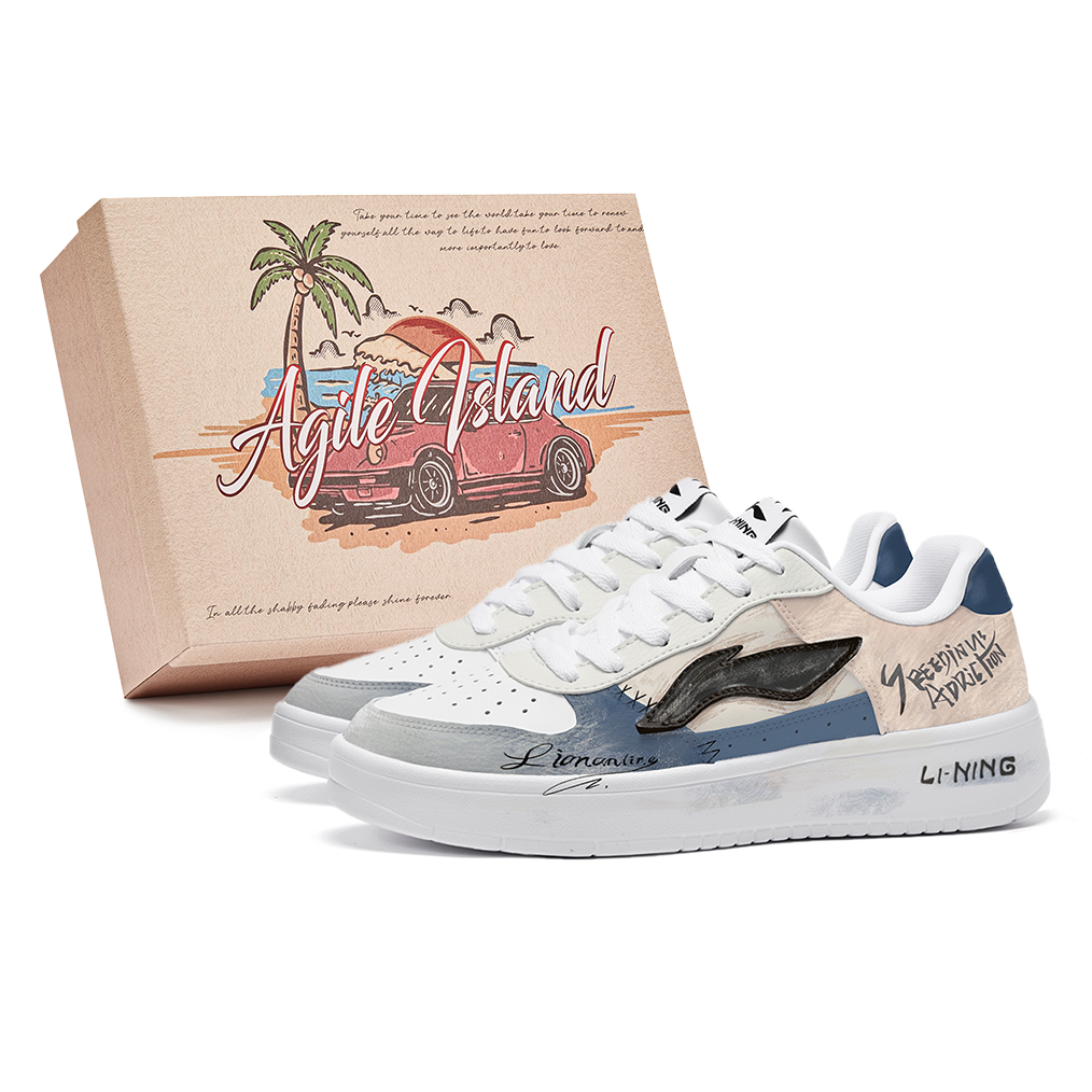 LINING Кроссовки для скейтбординга Pontoon Boats с легкой амортизацией, мужские, сине-коричневые
LINING Кроссовки для скейтбординга Pontoon Boats с легкой амортизацией, мужские, сине-коричневые