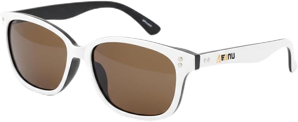 Поляризованные солнцезащитные очки для подростков – линзы UV400 с цветным зеркальным покрытием, матовая круглая оправа, для маленьких лиц – для велоспорта и активного отдыха AEANU, White Frame/Amber Lens
Поляризованные солнцезащитные очки для подростков – линзы UV400 с цветным зеркальным покрытием, матовая круглая оправа, для маленьких лиц – для велоспорта и активного отдыха AEANU, White Frame/Amber Lens