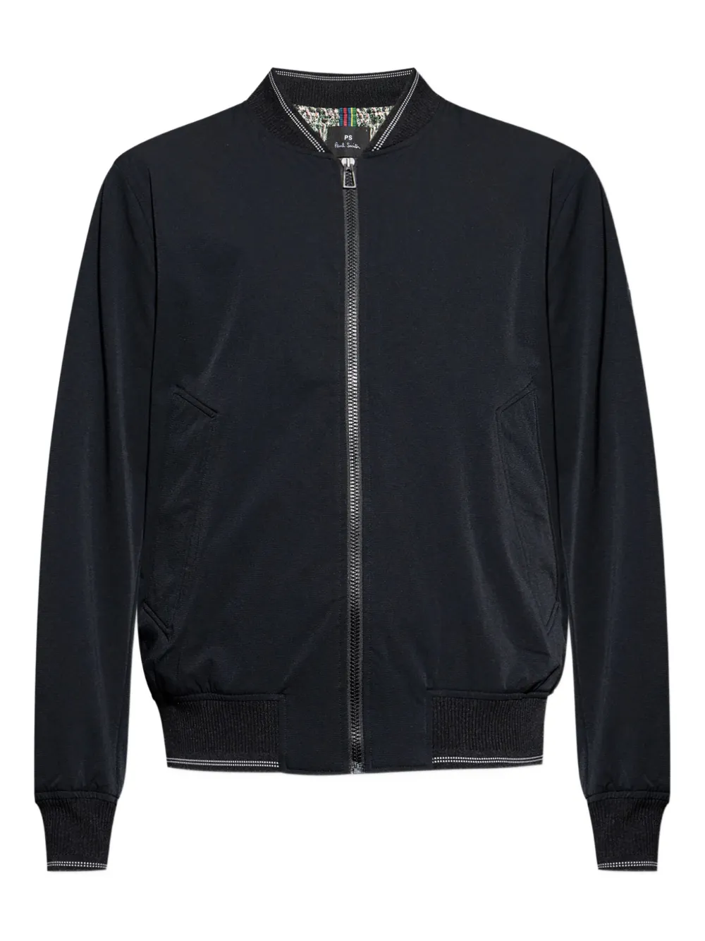 Бомбер на молнии с логотипом PS Paul Smith, черный
Бомбер на молнии с логотипом PS Paul Smith, черный