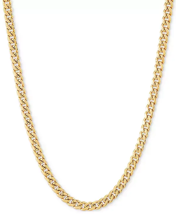 Легкое ожерелье Miami Cuban Link длиной 18 дюймов (3 мм) из 14-каратного золота Italian Gold, gold
Легкое ожерелье Miami Cuban Link длиной 18 дюймов (3 мм) из 14-каратного золота Italian Gold, gold