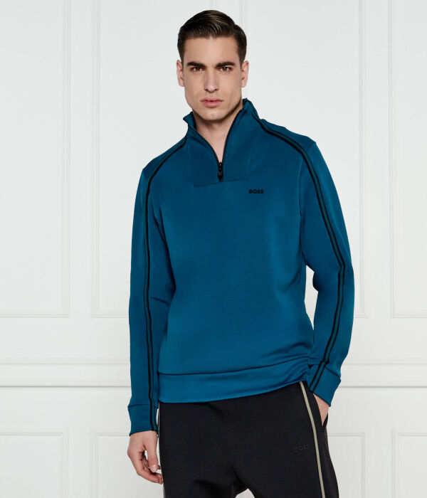 Толстовка мужская Boss Green с воротником на молнии, синий
Толстовка мужская Boss Green с воротником на молнии, синий