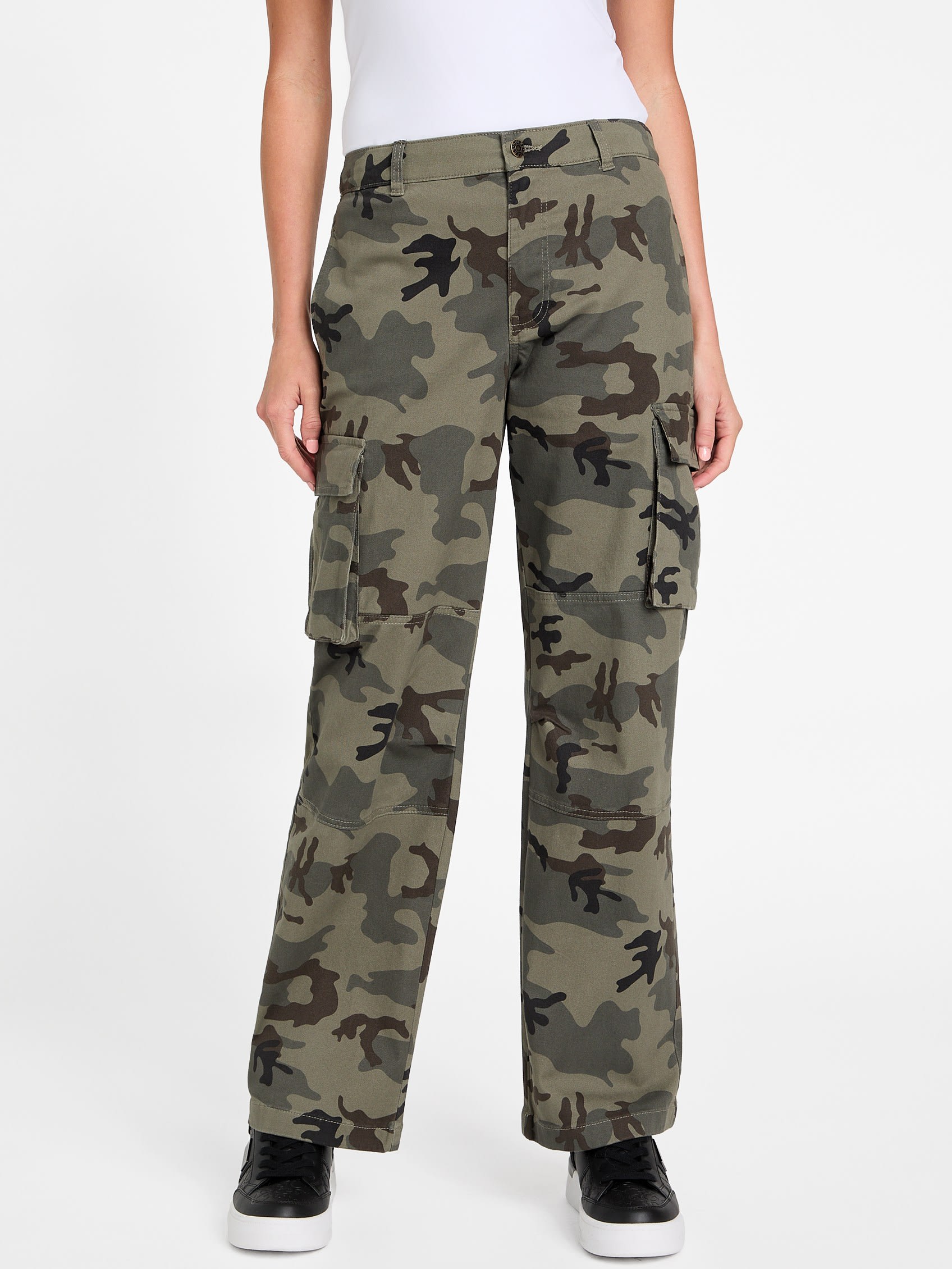 Уитни камуфляжные карго-штаны Guess Factory, оливковый
Уитни камуфляжные карго-штаны Guess Factory, оливковый