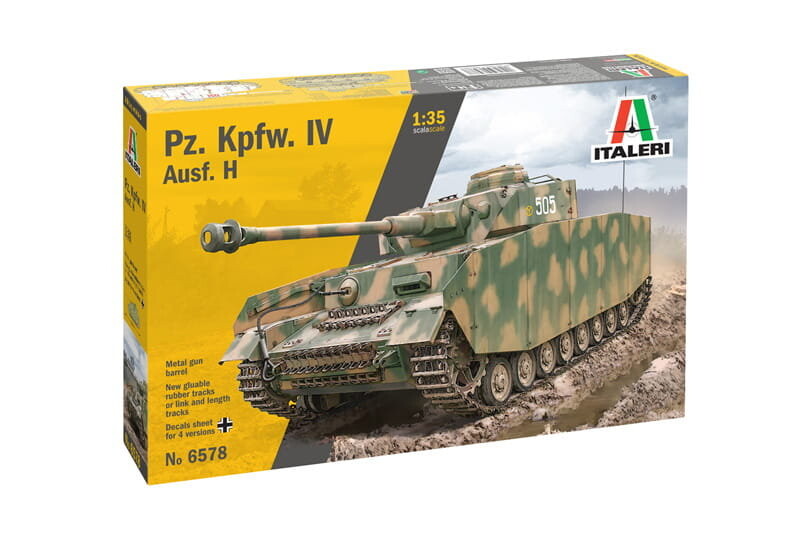 Italeri 6578 1:35 Panzer IV Ausf. ЧАС
Italeri 6578 1:35 Panzer IV Ausf. ЧАС