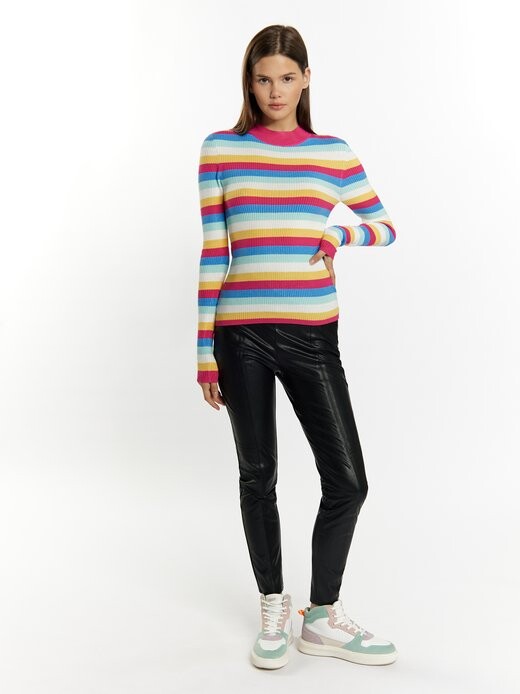 Свитер в рубчик Mymo, розовый
Свитер в рубчик Mymo, розовый