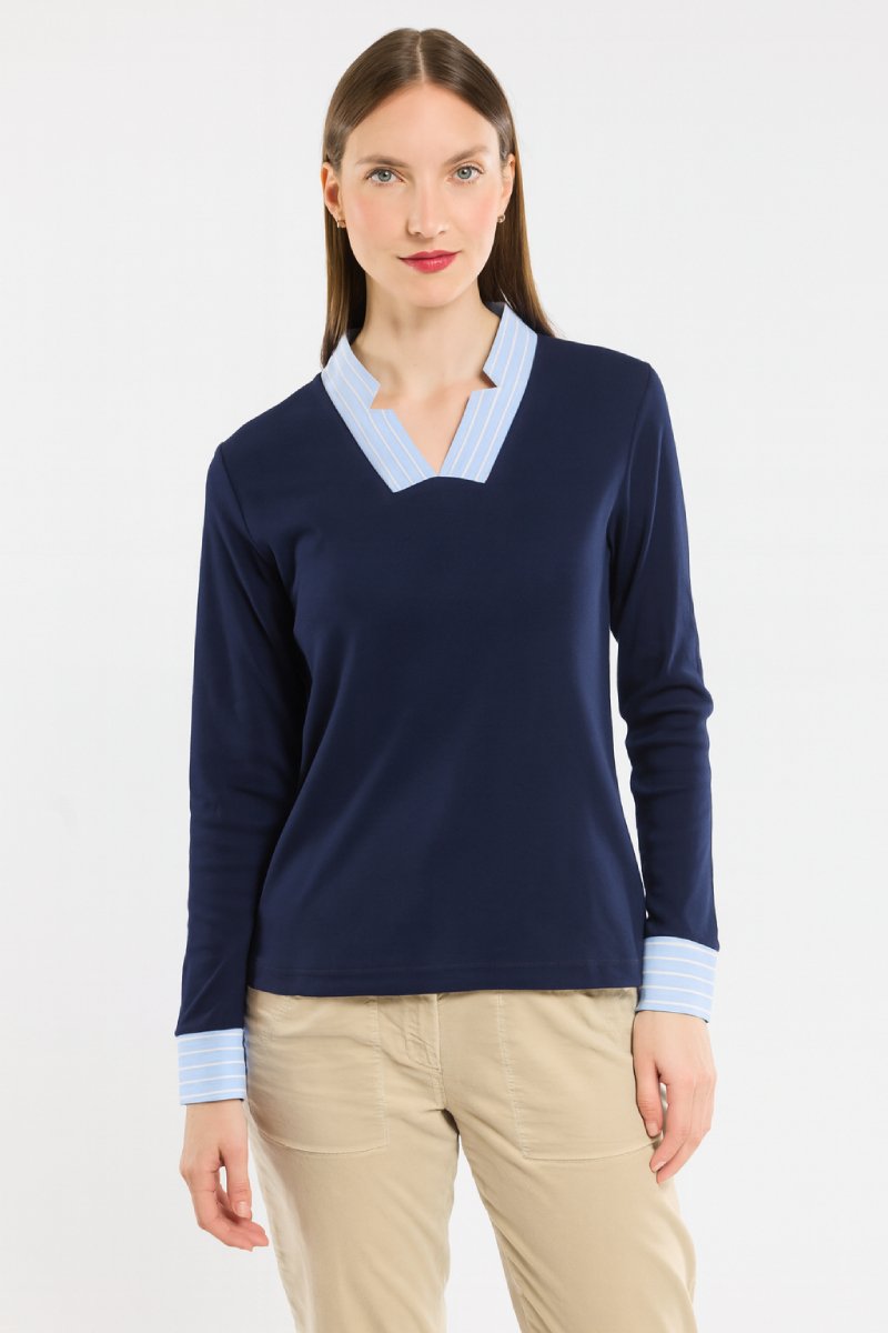 Топ Armor lux Long sleeved top, Seal Rayure Bleu Clair/Blue
Топ Armor lux Long sleeved top, Seal Rayure Bleu Clair/Blue