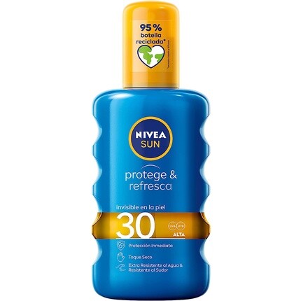 Nivea Sun Protect & Refresh Спрей SPF30 200 мл
Nivea Sun Protect & Refresh Спрей SPF30 200 мл