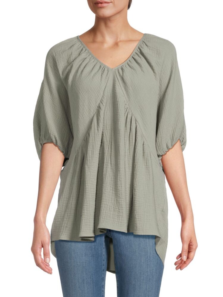 Однотонный топ с пышными рукавами Renee C., цвет Sage
Однотонный топ с пышными рукавами Renee C., цвет Sage