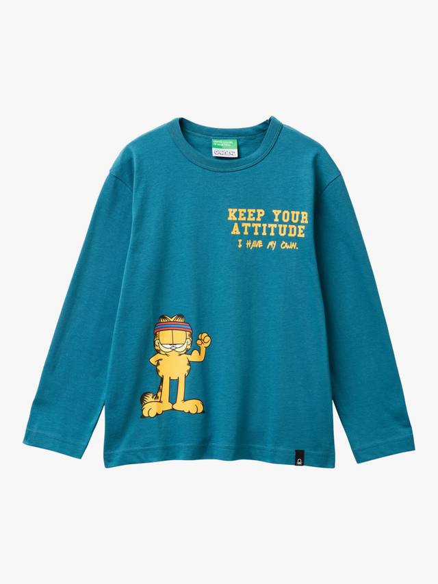 Детская хлопковая футболка с длинным рукавом Garfield Benetton, Blue
Детская хлопковая футболка с длинным рукавом Garfield Benetton, Blue