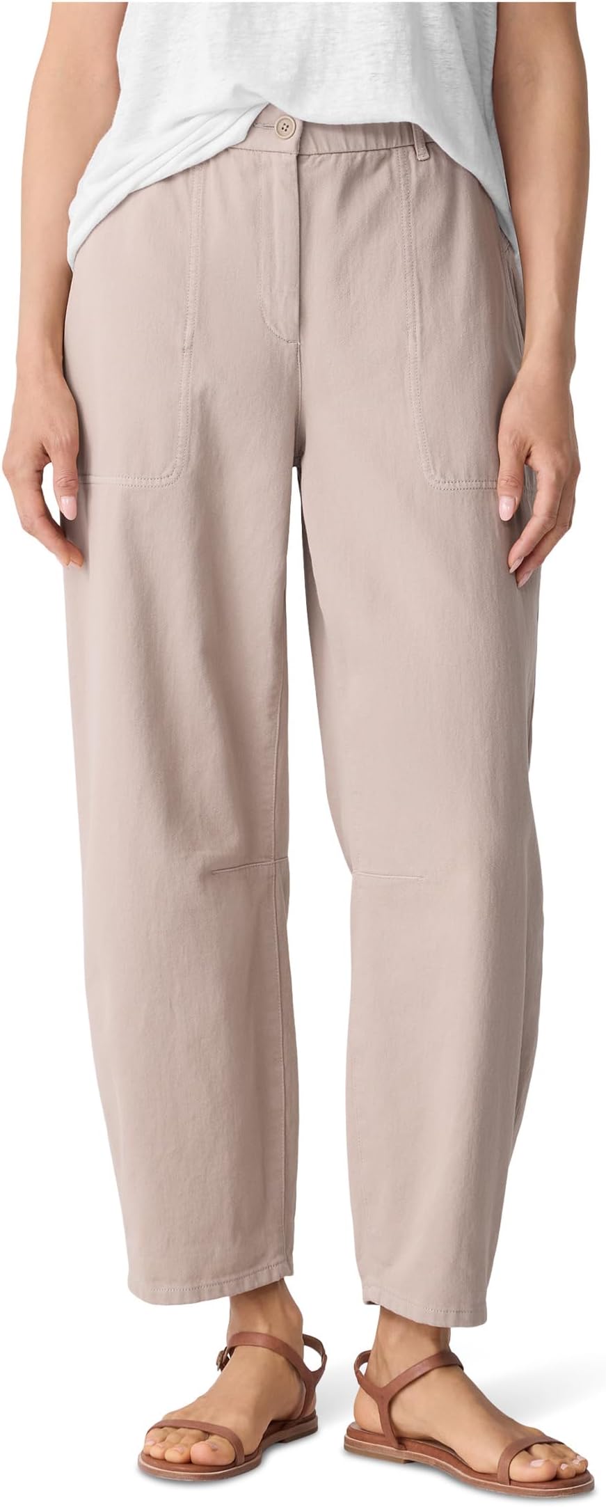 Брюки Eileen Fisher Garment Dyed Utility Cotton Ankle Barrel Pant With Pockets, цвет Wheat
Брюки Eileen Fisher Garment Dyed Utility Cotton Ankle Barrel Pant With Pockets, цвет Wheat