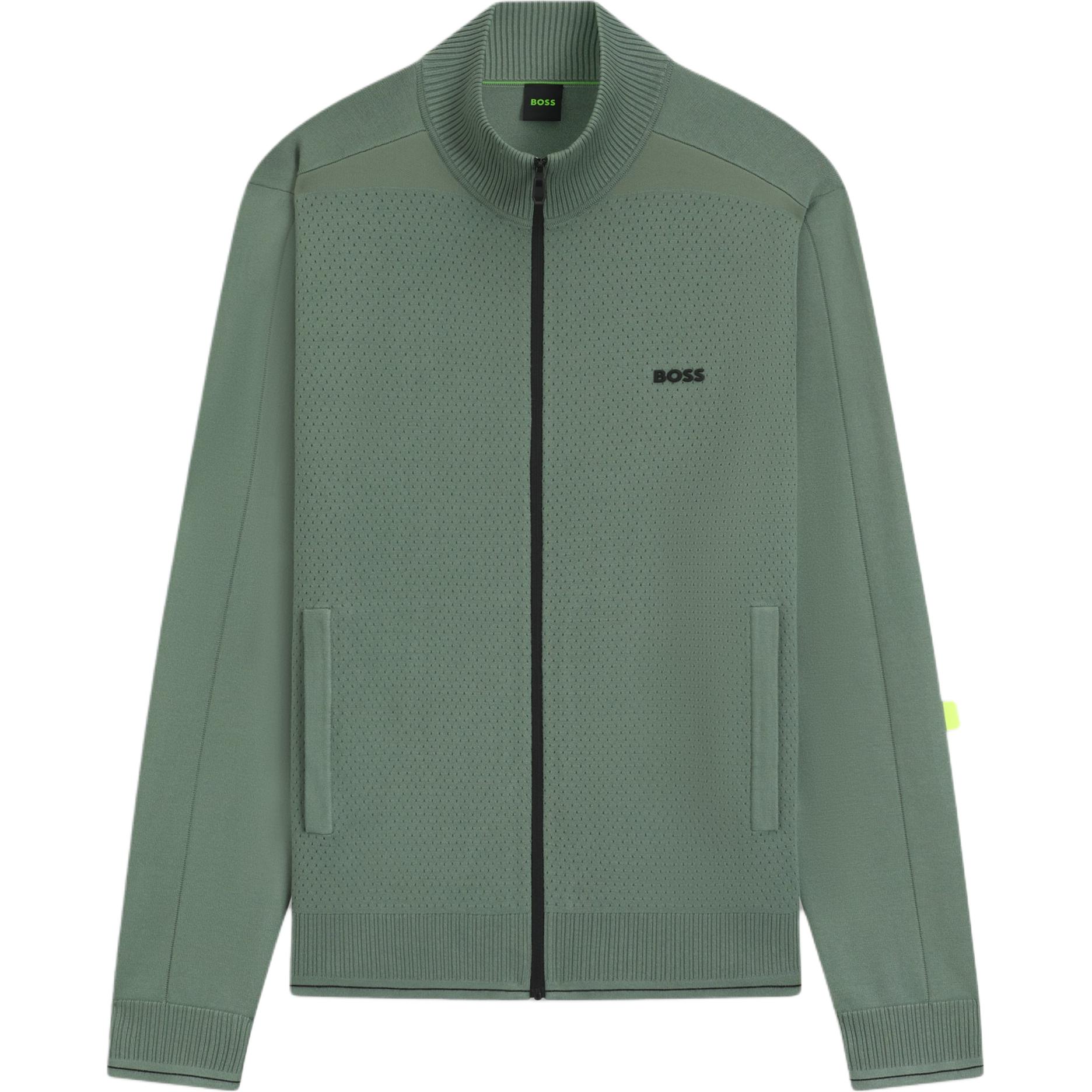 HUGO BOSS Трикотажный свитер мужской зеленый
HUGO BOSS Трикотажный свитер мужской зеленый