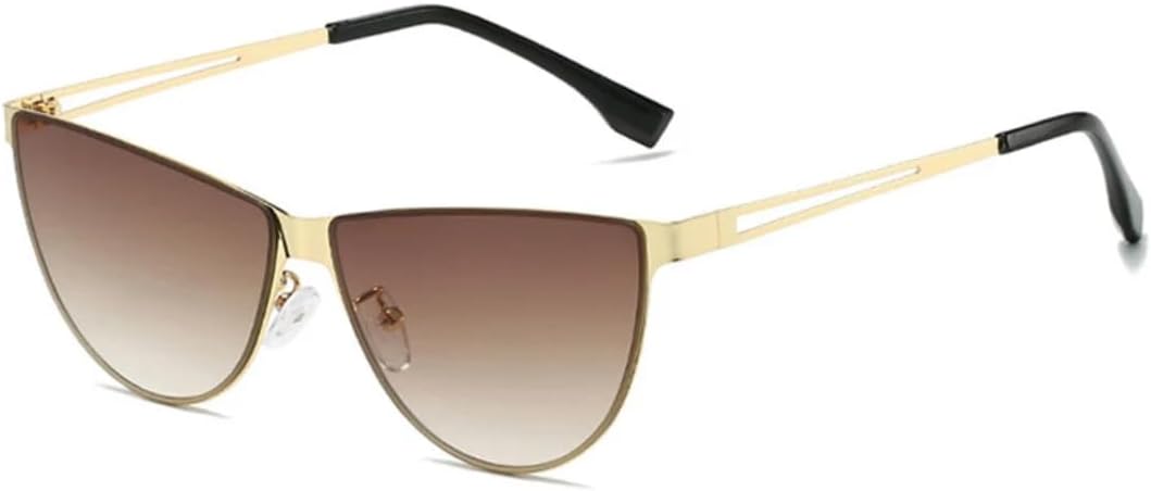 Маленькие солнцезащитные очки «кошачий глаз» для женщин, модные, в винтажном стиле, с металлической оправой, для активного отдыха, путешествий, вождения, с защитой от УФ-излучения UV400 VVTWSSW, Gold Tea
Маленькие солнцезащитные очки «кошачий глаз» для женщин, модные, в винтажном стиле, с металлической оправой, для активного отдыха, путешествий, вождения, с защитой от УФ-излучения UV400 VVTWSSW, Gold Tea