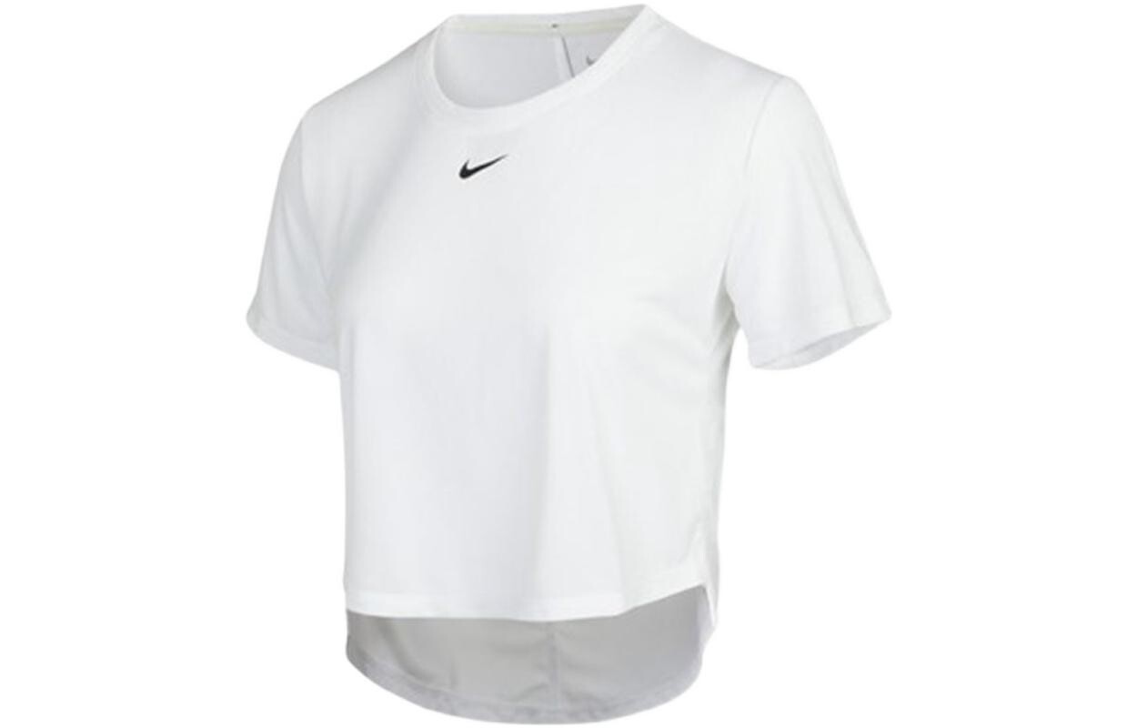 Укороченный топ женский белый Nike 
Укороченный топ женский белый Nike