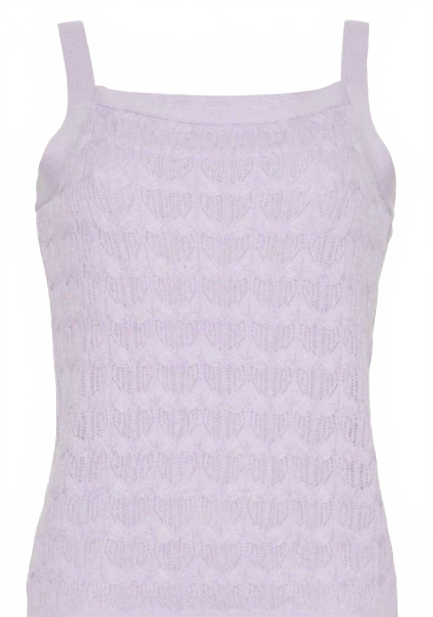 Женский топ Monica с квадратным вырезом в сиреневом цвете Burgess Sweaters
Женский топ Monica с квадратным вырезом в сиреневом цвете Burgess Sweaters