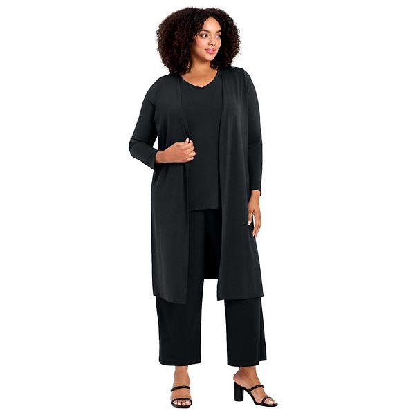 Женский кардиган-пончо plus size Avenue, Black
Женский кардиган-пончо plus size Avenue, Black