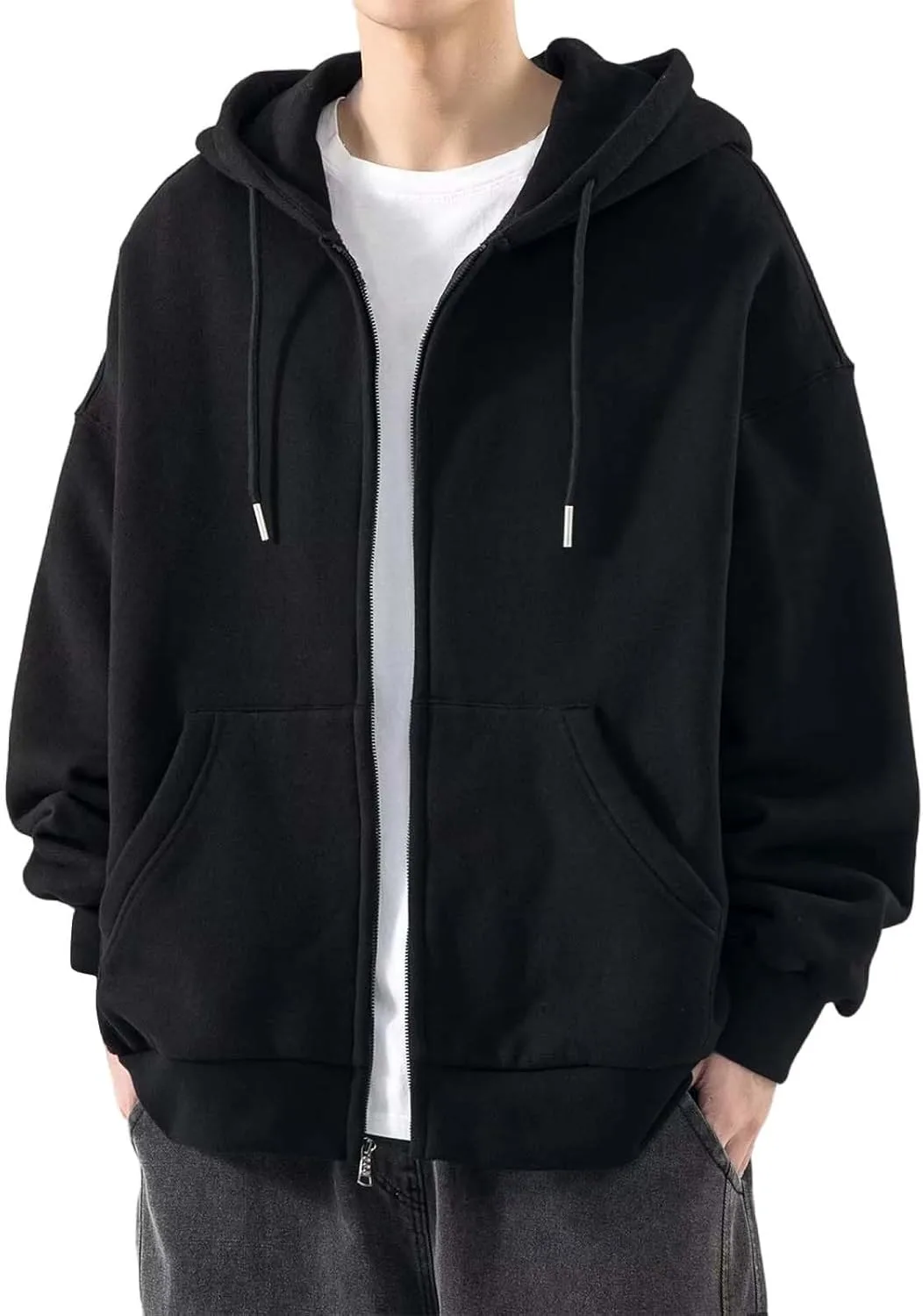 Мужской худи с капюшоном на молнии и карманами, теплый и удобный, Long Sleeve, Plus Size
Мужской худи с капюшоном на молнии и карманами, теплый и удобный, Long Sleeve, Plus Size