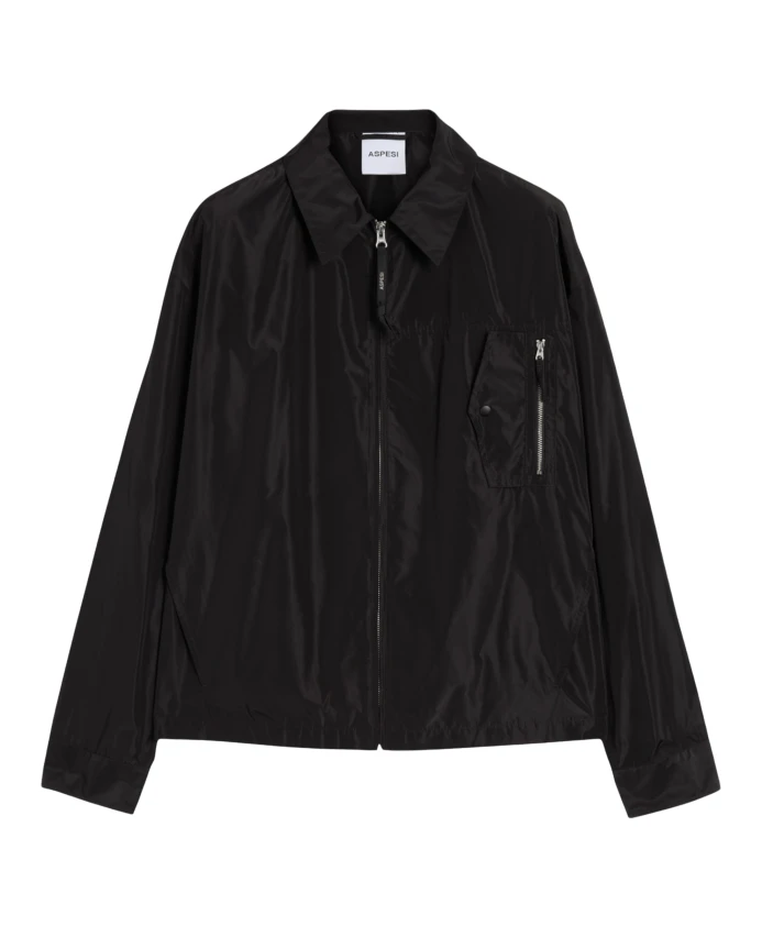 Нейлоновая куртка в стиле коа Aspesi, черный
Нейлоновая куртка в стиле коа Aspesi, черный