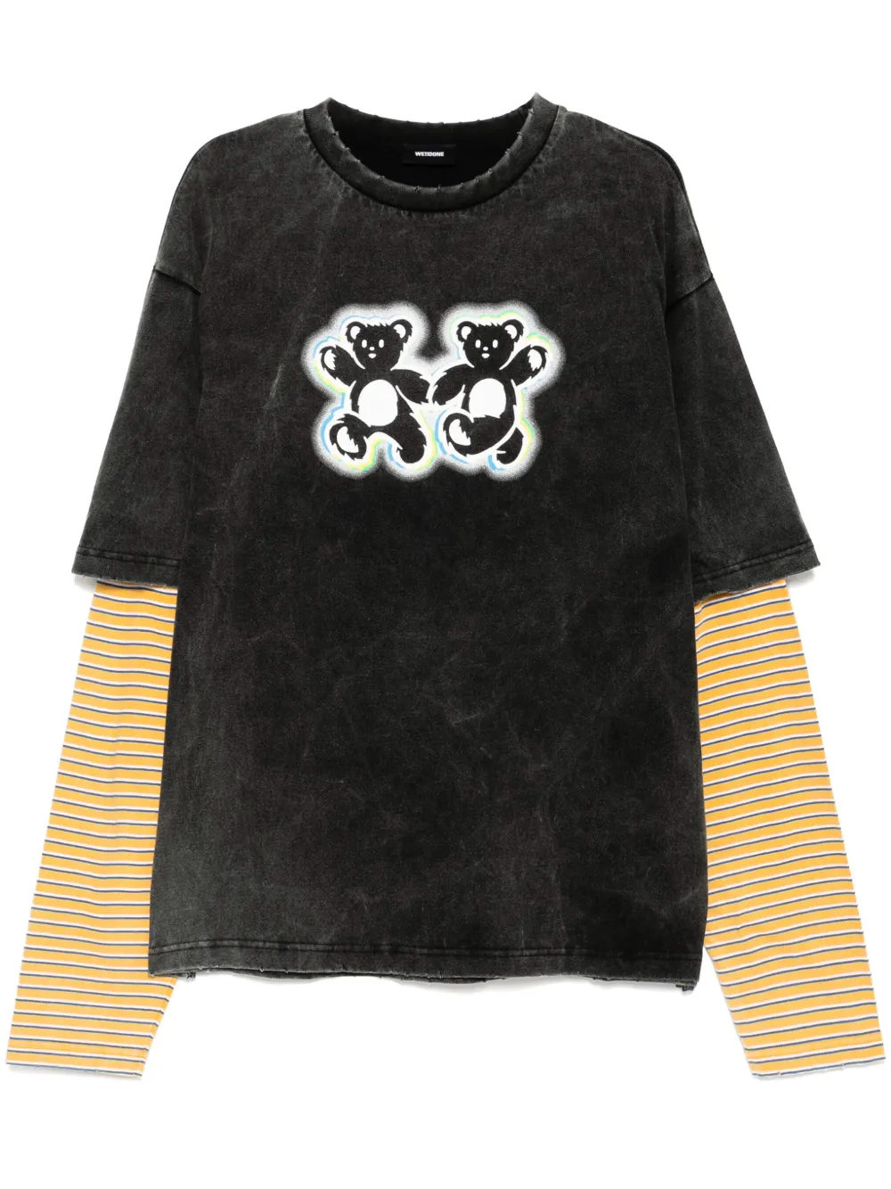 Многослойная футболка We11done, черный
Многослойная футболка We11done, черный