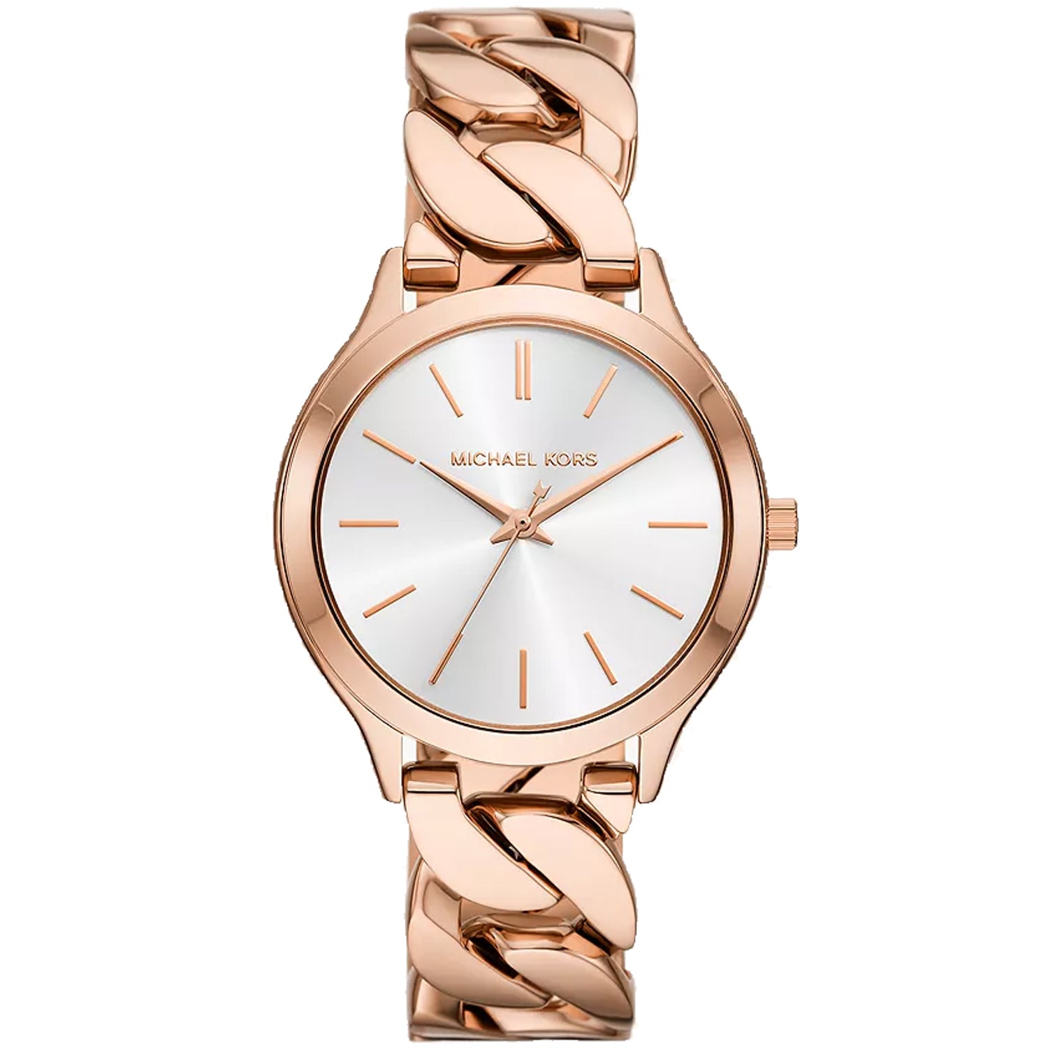 Женские часы Michael Kors Runway с белым циферблатом
Женские часы Michael Kors Runway с белым циферблатом