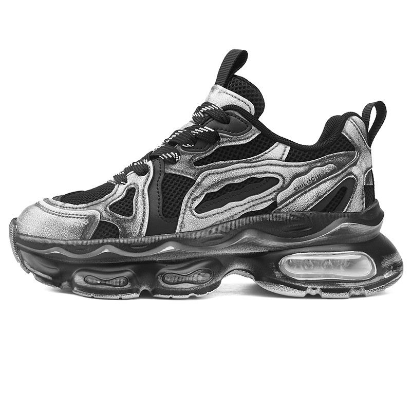 SUPEREDGE Мужские черные противоскользящие устойчивые к истиранию массивные кроссовки на низком ходу, цвет Black
SUPEREDGE Мужские черные противоскользящие устойчивые к истиранию массивные кроссовки на низком ходу, цвет Black