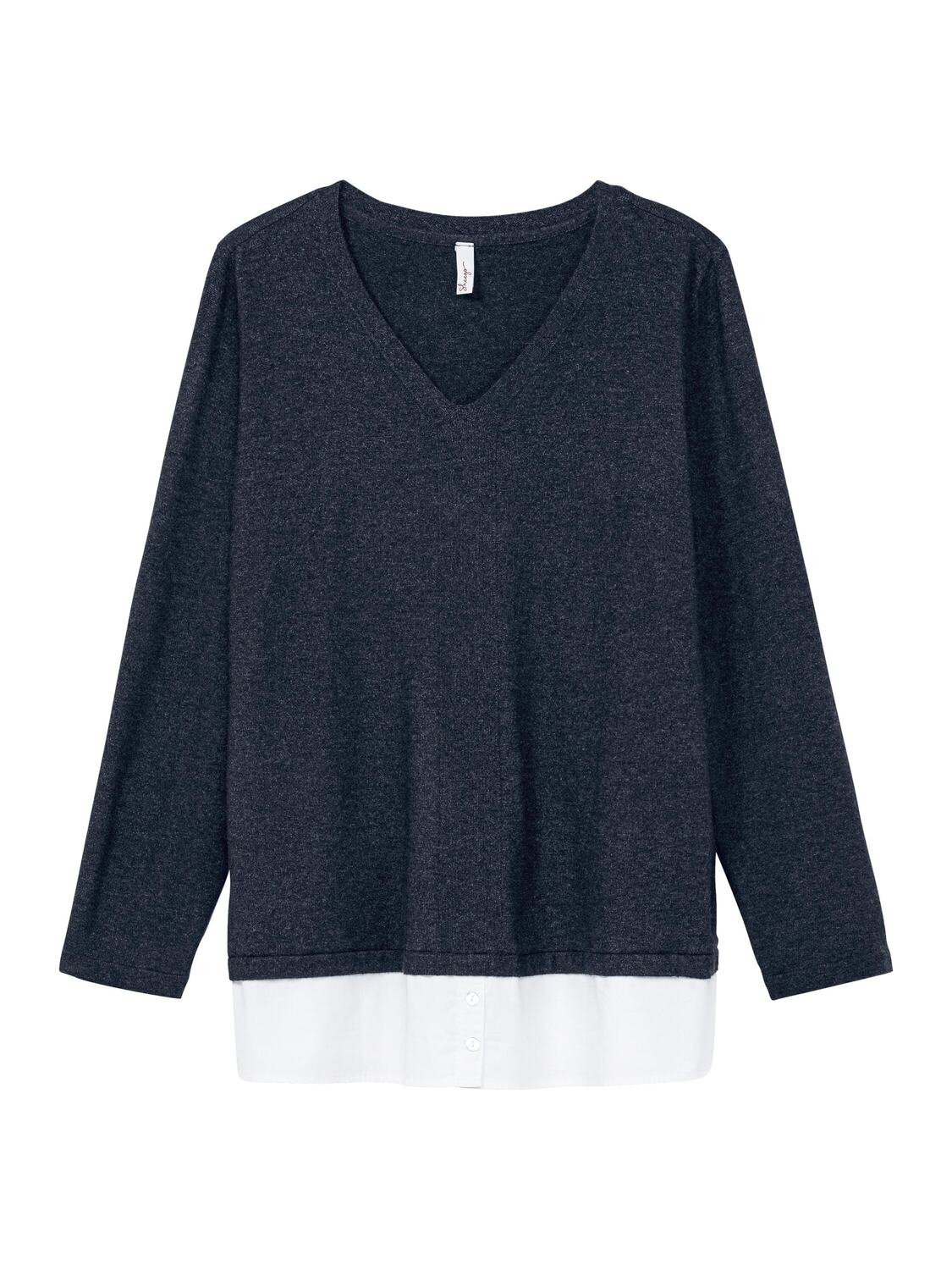 SHEEGO Свитер в темно-синем цвете
SHEEGO Свитер в темно-синем цвете