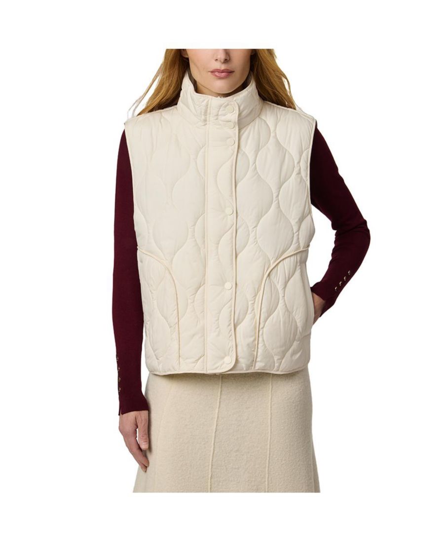 Женский свободный стеганый жилет Bernardo, Ecru
Женский свободный стеганый жилет Bernardo, Ecru