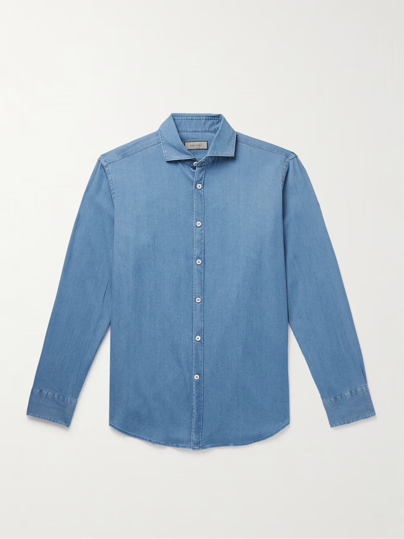 Рубашка из хлопка-шамбре с отложным воротником CANALI, синий
Рубашка из хлопка-шамбре с отложным воротником CANALI, синий