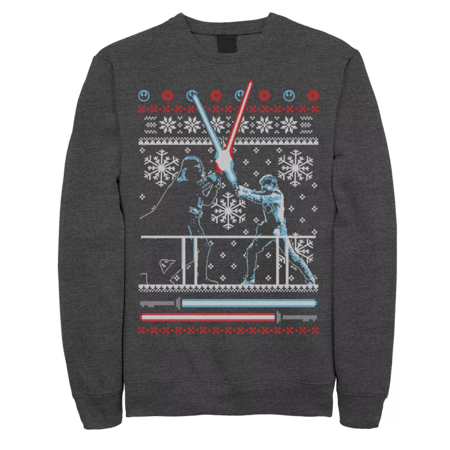 Мужской флисовый свитер «Звездные войны» Vader Luke Clash Ugly Christmas Sweater Licensed Character
Мужской флисовый свитер «Звездные войны» Vader Luke Clash Ugly Christmas Sweater Licensed Character