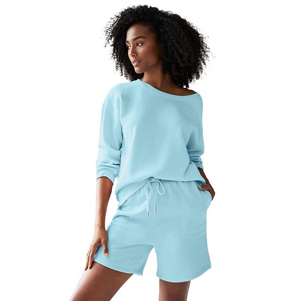 Флисовые шорты с кулиской Plus size Ellos, Aqua Sky
Флисовые шорты с кулиской Plus size Ellos, Aqua Sky