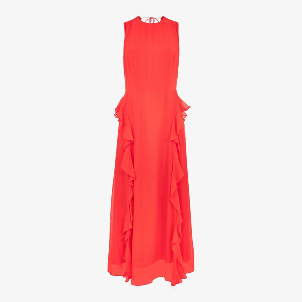 Тканое платье миди nellie с оборками Whistles, красный
Тканое платье миди nellie с оборками Whistles, красный