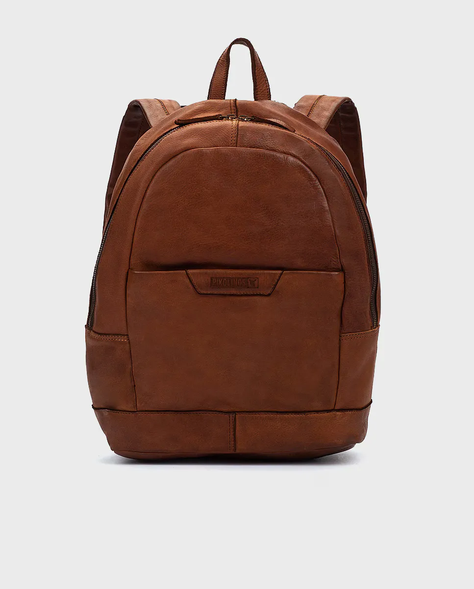 Мужской кожаный рюкзак на молнии коричневого цвета Pikolinos
Мужской кожаный рюкзак на молнии коричневого цвета Pikolinos
