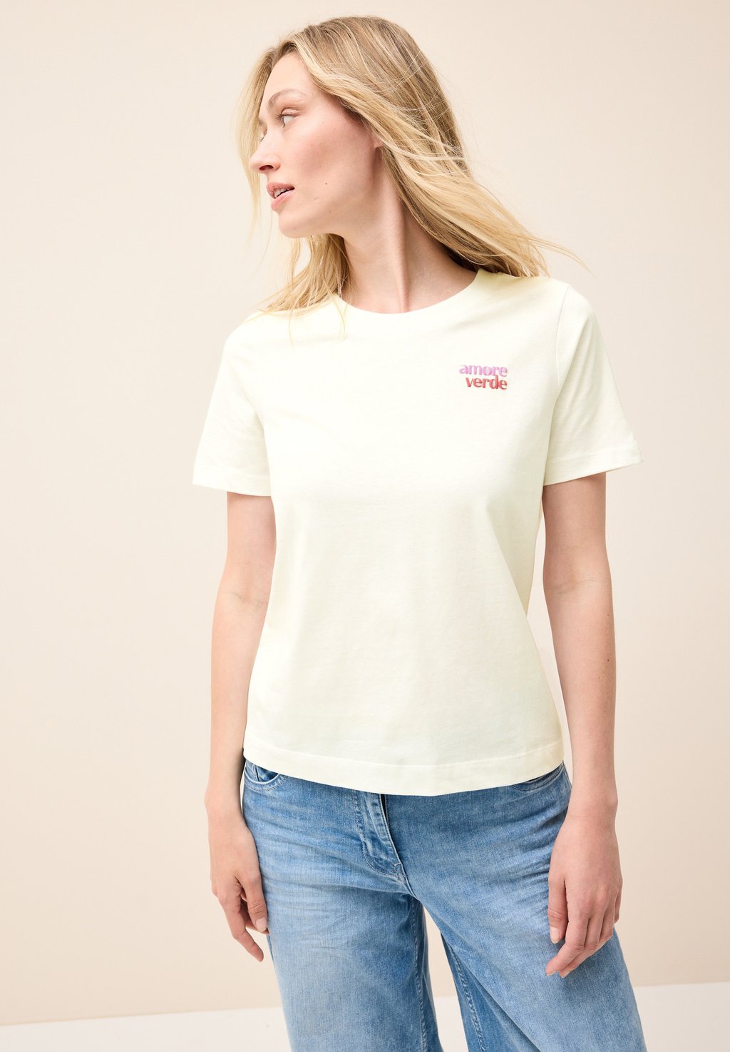 Футболка с принтом Cecil, кремовый
Футболка с принтом Cecil, кремовый