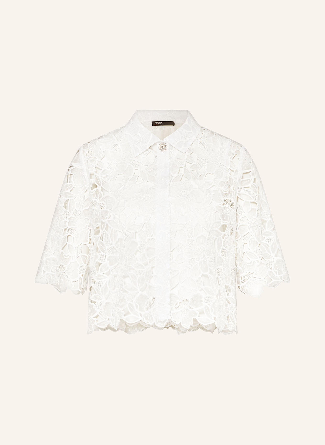 Кружевная блузка Maje, белый
Кружевная блузка Maje, белый