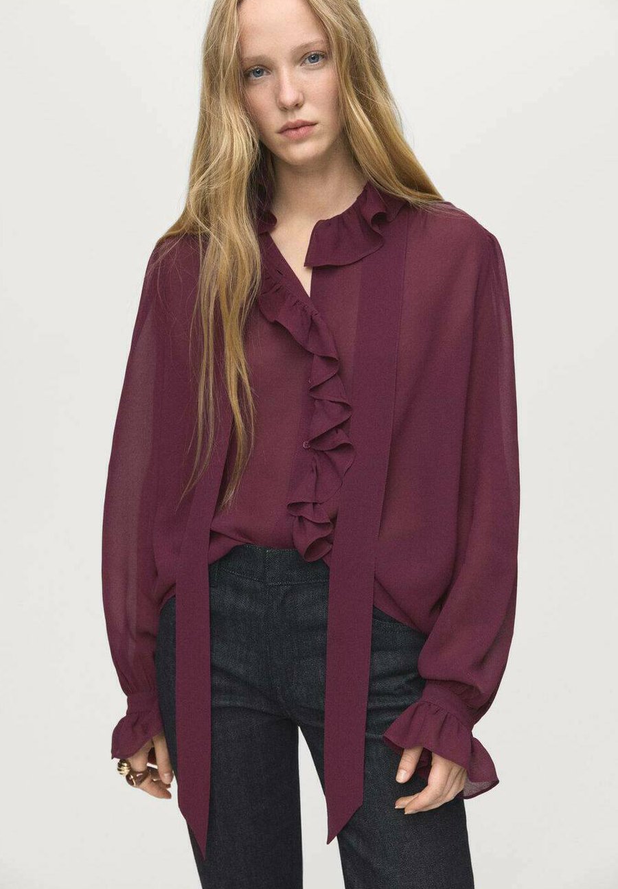 Блуза Mango Button-down blouse, Burgundy/Bordeaux
Блуза Mango Button-down blouse, Burgundy/Bordeaux