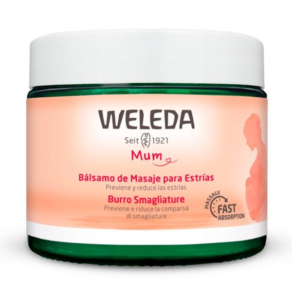 Массажный бальзам для мам от растяжек 150 мл Weleda
Массажный бальзам для мам от растяжек 150 мл Weleda