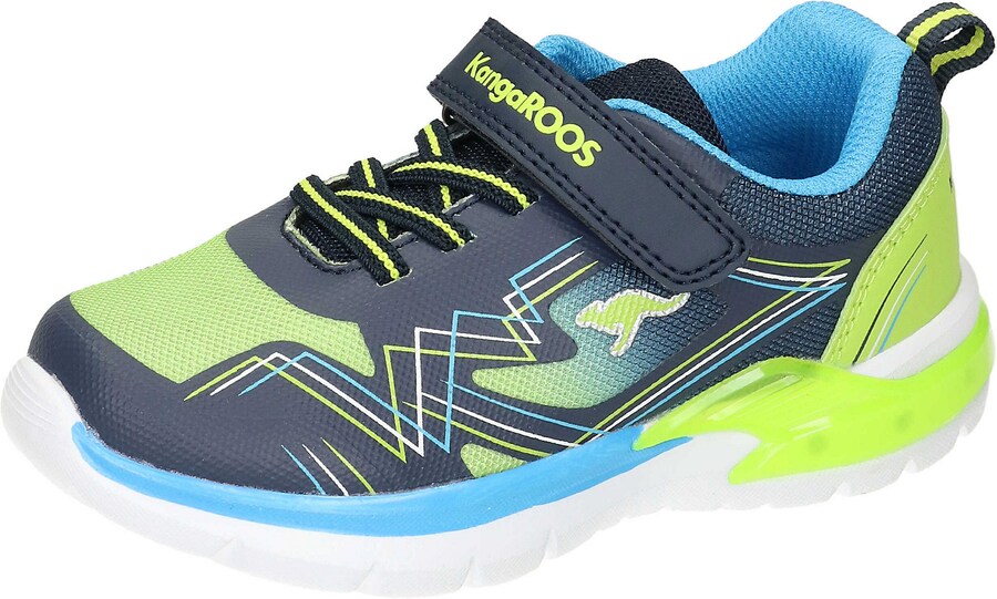 Кроссовки KangaROOS Flasher, синий/темно-синий 
Кроссовки KangaROOS Flasher, синий/темно-синий