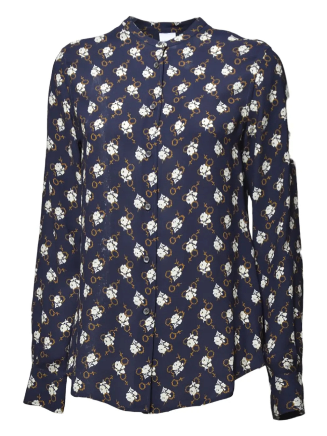 Рубашка ASPESI с цветочным принтом на пуговицах, синий
Рубашка ASPESI с цветочным принтом на пуговицах, синий