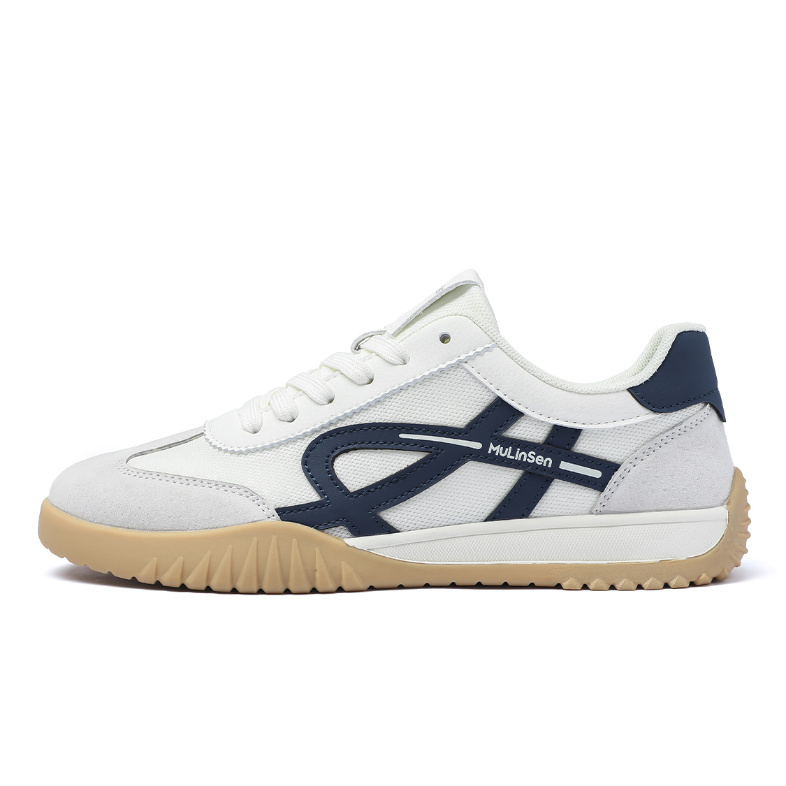 Mulinsen Мужские низкие повседневные кеды бежево-голубые, цвет Beige Blue
Mulinsen Мужские низкие повседневные кеды бежево-голубые, цвет Beige Blue