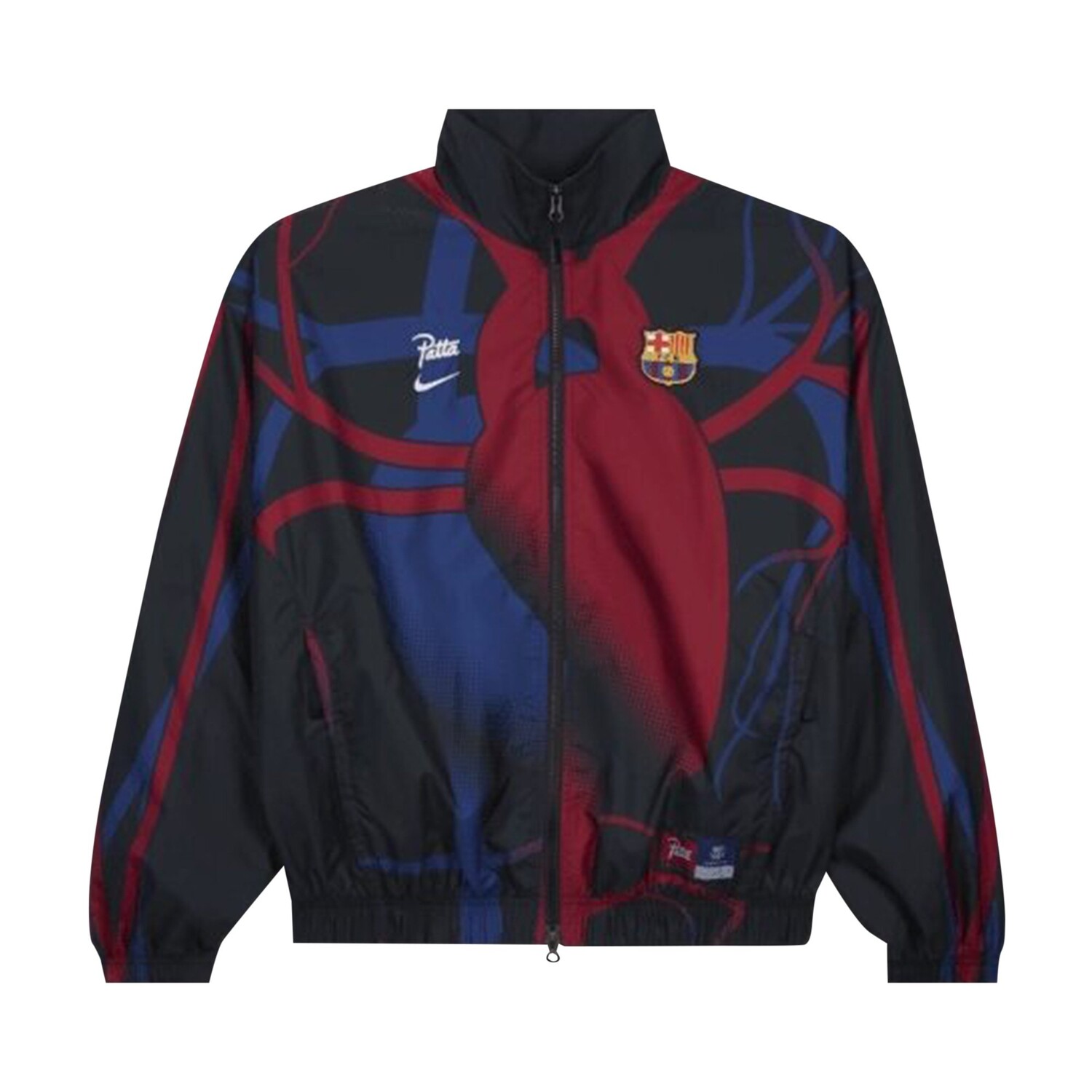 Спортивная куртка Nike FC Barcelona x Patta, черный/красный/синий
Спортивная куртка Nike FC Barcelona x Patta, черный/красный/синий