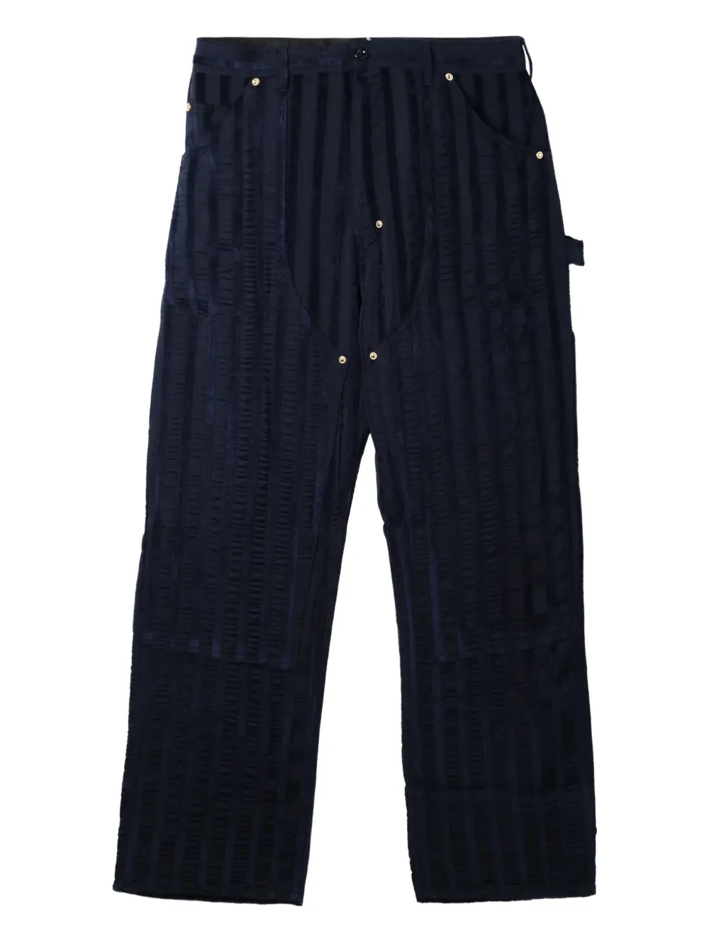 Полосатые брюки-утилиты 4SDESIGNS, синий
Полосатые брюки-утилиты 4SDESIGNS, синий