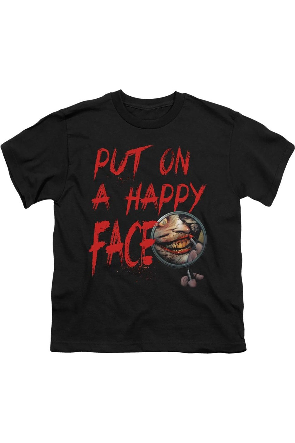 Футболка с коротким рукавом для детей "Batman" с улыбающимся лицом Gildan, черный
Футболка с коротким рукавом для детей "Batman" с улыбающимся лицом Gildan, черный