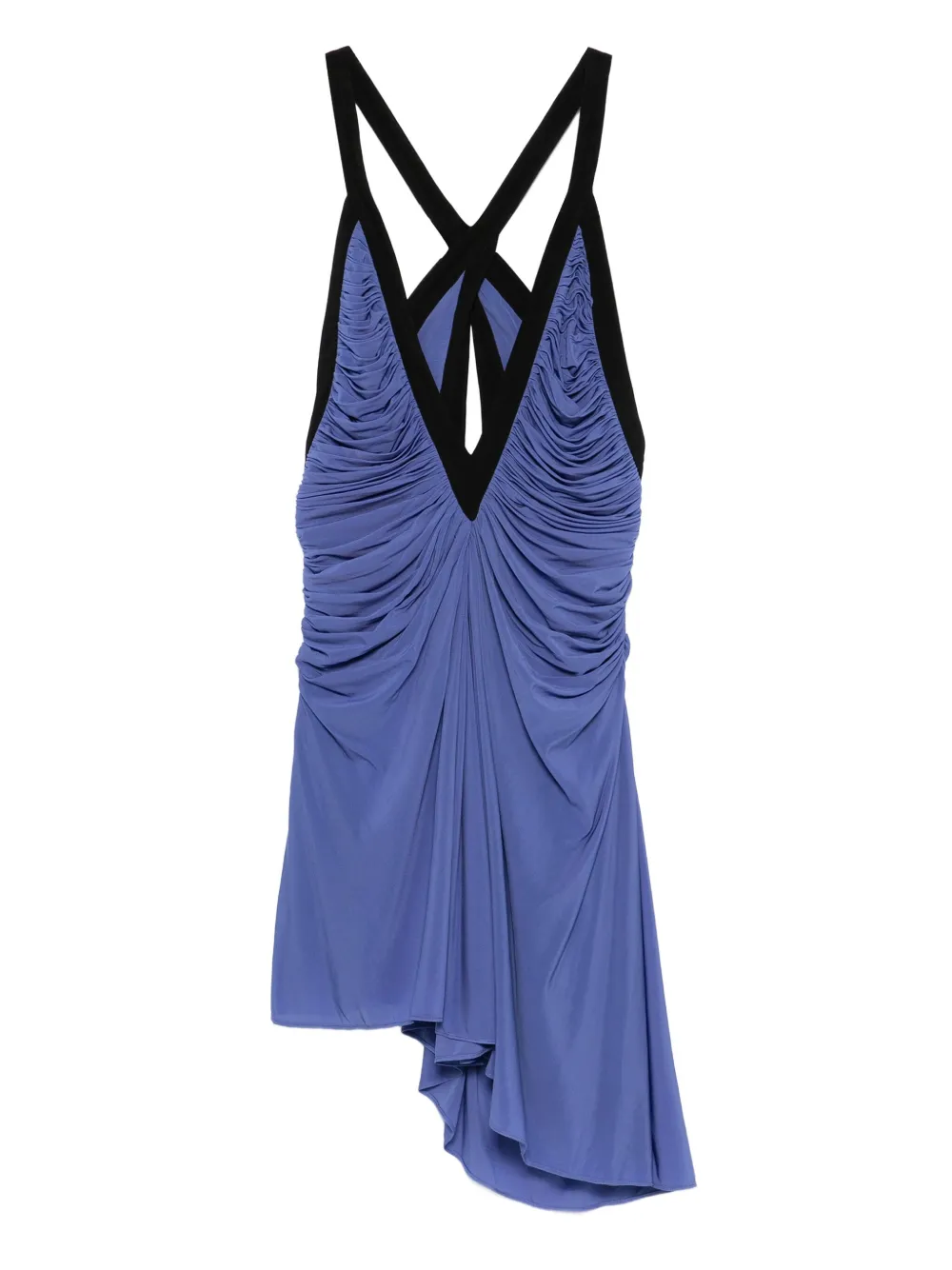 Мини-платье с V-образным вырезом Christopher Esber, синий
Мини-платье с V-образным вырезом Christopher Esber, синий