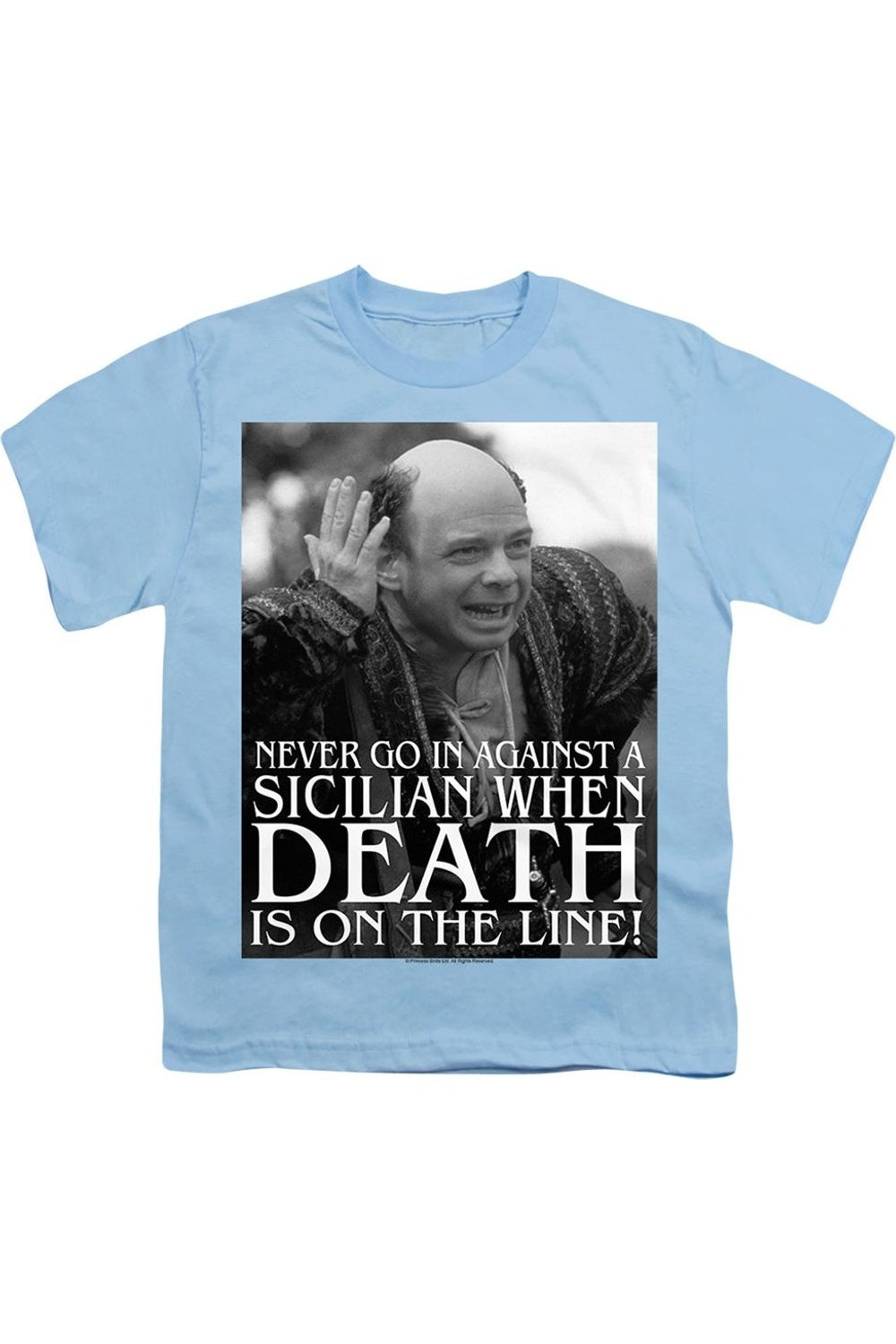 Футболка с коротким рукавом "Принцесса-невеста" в сицилийском стиле для детей Gildan, светло-голубой
Футболка с коротким рукавом "Принцесса-невеста" в сицилийском стиле для детей Gildan, светло-голубой