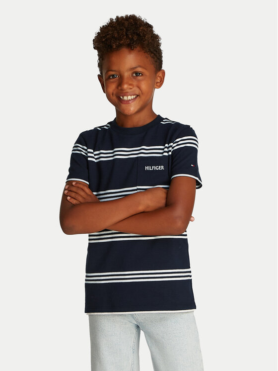 Футболка обычного кроя KB0KB09534 Tommy Hilfiger, синий 
Футболка обычного кроя KB0KB09534 Tommy Hilfiger, синий