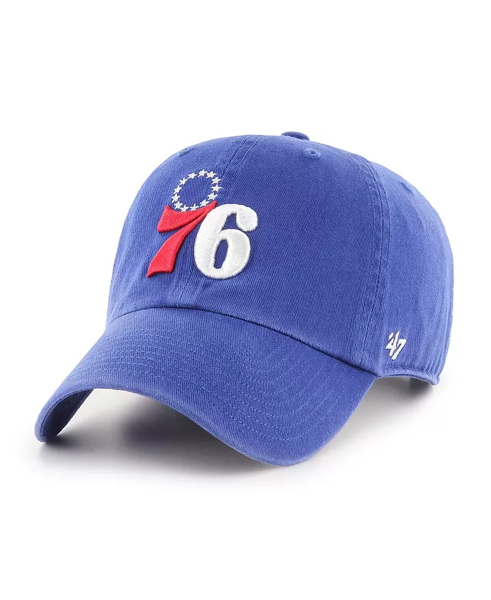 Мужская регулируемая кепка Royal Philadelphia 76ers Clean-Up '47 Brand
Мужская регулируемая кепка Royal Philadelphia 76ers Clean-Up '47 Brand
