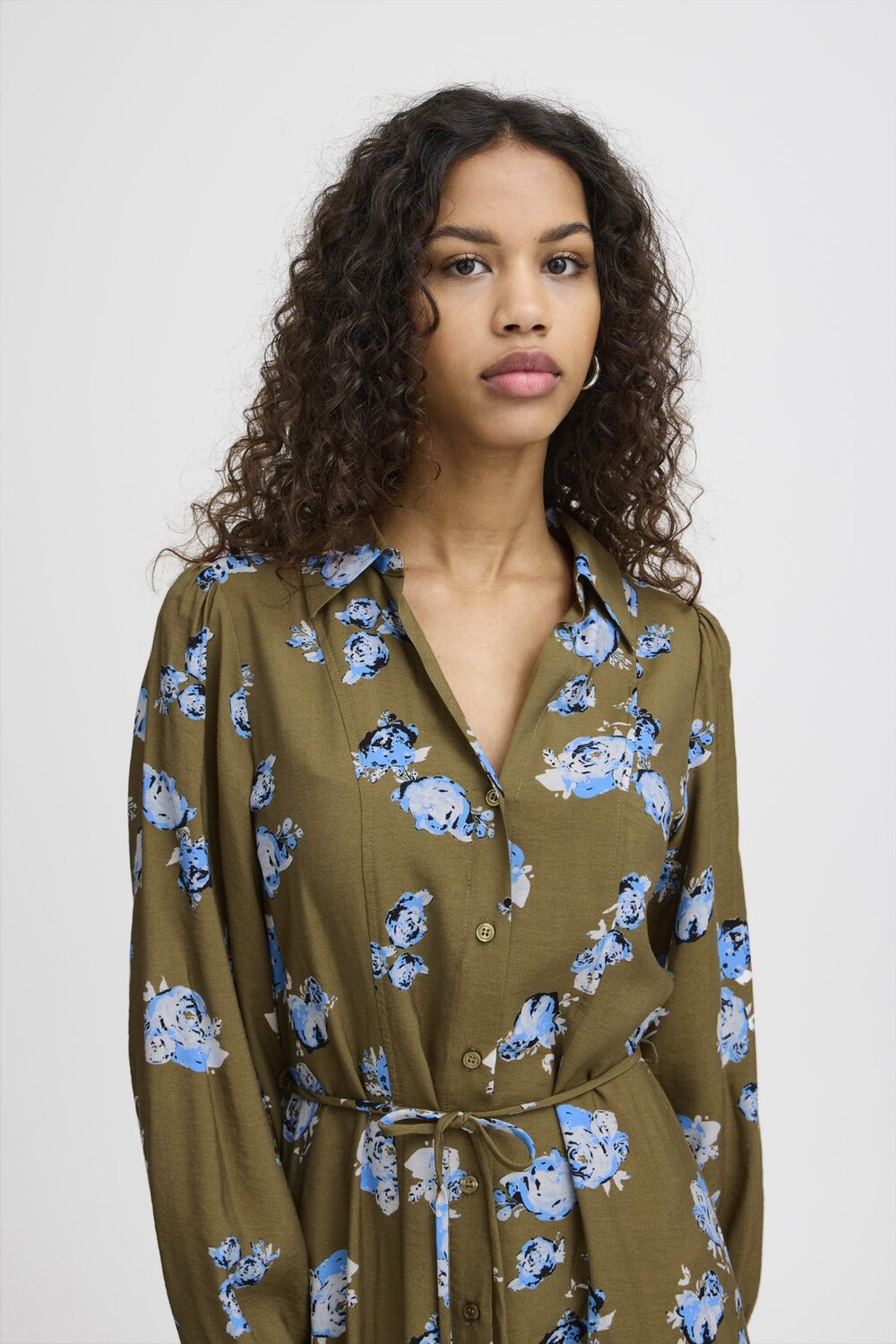 Платье-рубашка ROSIY ICHI, хаки
Платье-рубашка ROSIY ICHI, хаки