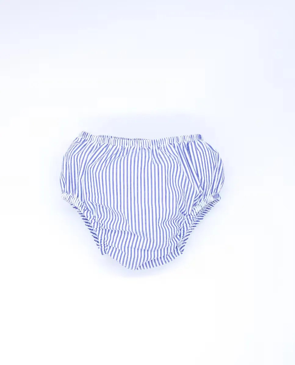 Детский нагрудник для девочки из хлопка в полоску Fina Ejerique, синий
Детский нагрудник для девочки из хлопка в полоску Fina Ejerique, синий