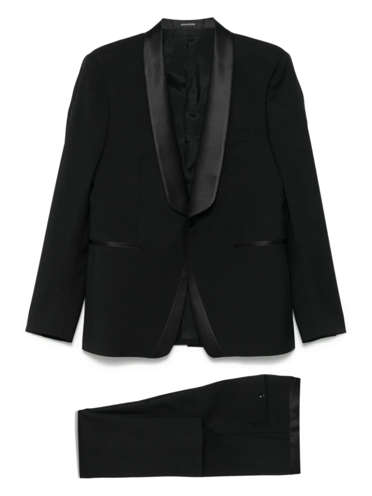 Костюм с атласной отделкой Tagliatore, черный
Костюм с атласной отделкой Tagliatore, черный