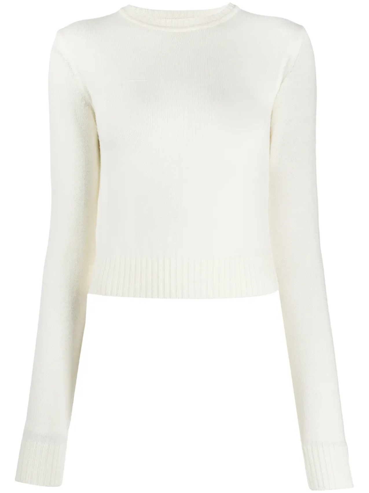 Jil Sander укороченный трикотажный джемпер, белый
Jil Sander укороченный трикотажный джемпер, белый