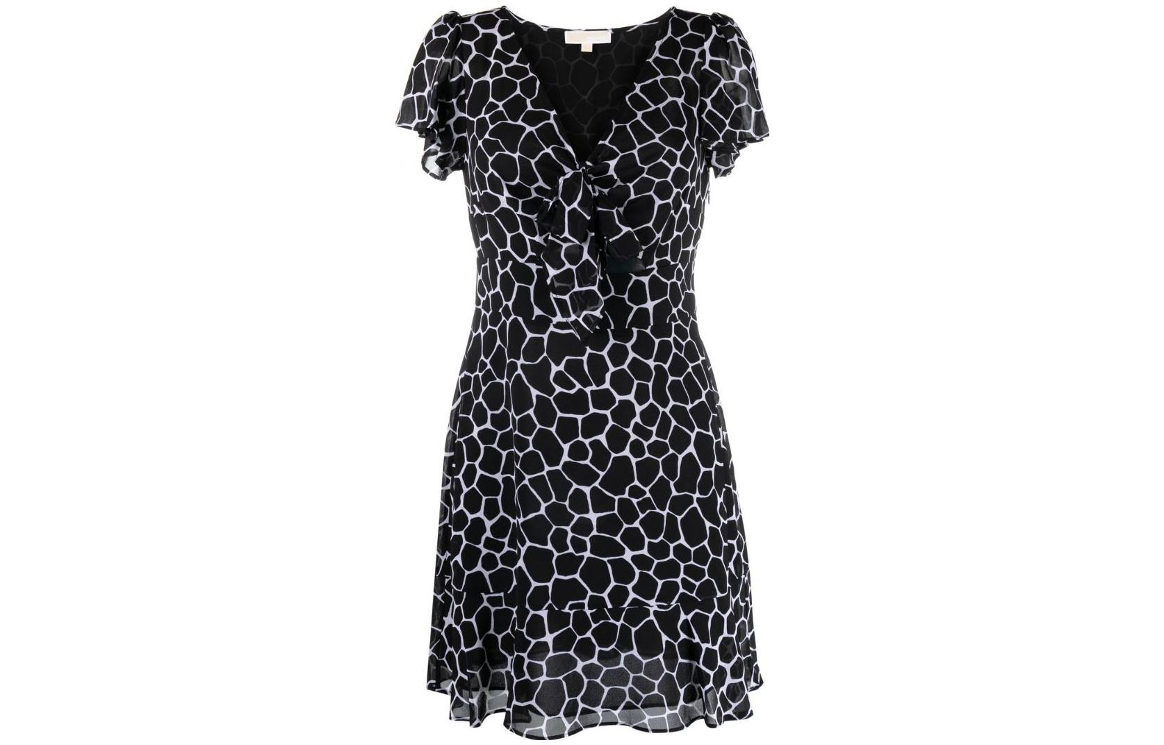 MICHAEL KORS Женское черное платье с коротким рукавом
MICHAEL KORS Женское черное платье с коротким рукавом